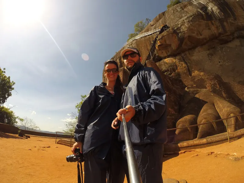 subiendo a la roca del leon