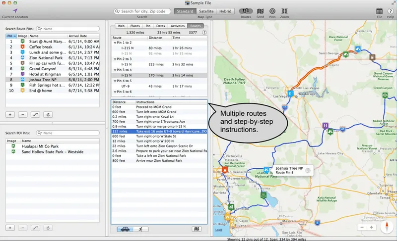 road trip planner