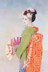 Angela vestida de maiko en Kyoto