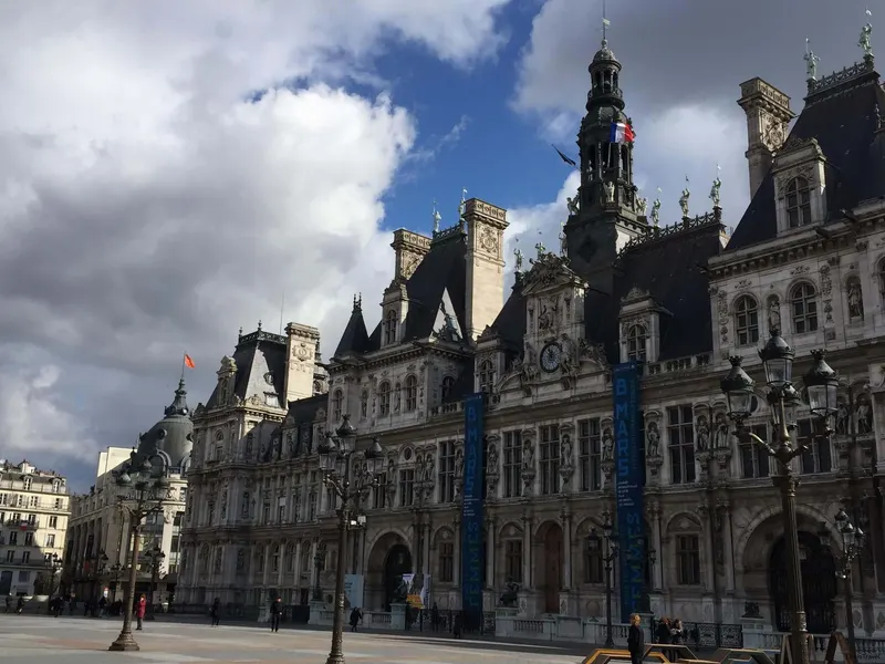 El Hôtel de Ville, el ayuntamiento de París