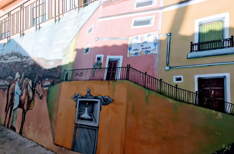 travessia del Moro Traidor, centro historico de Xixona