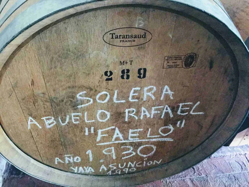 detalle del vino