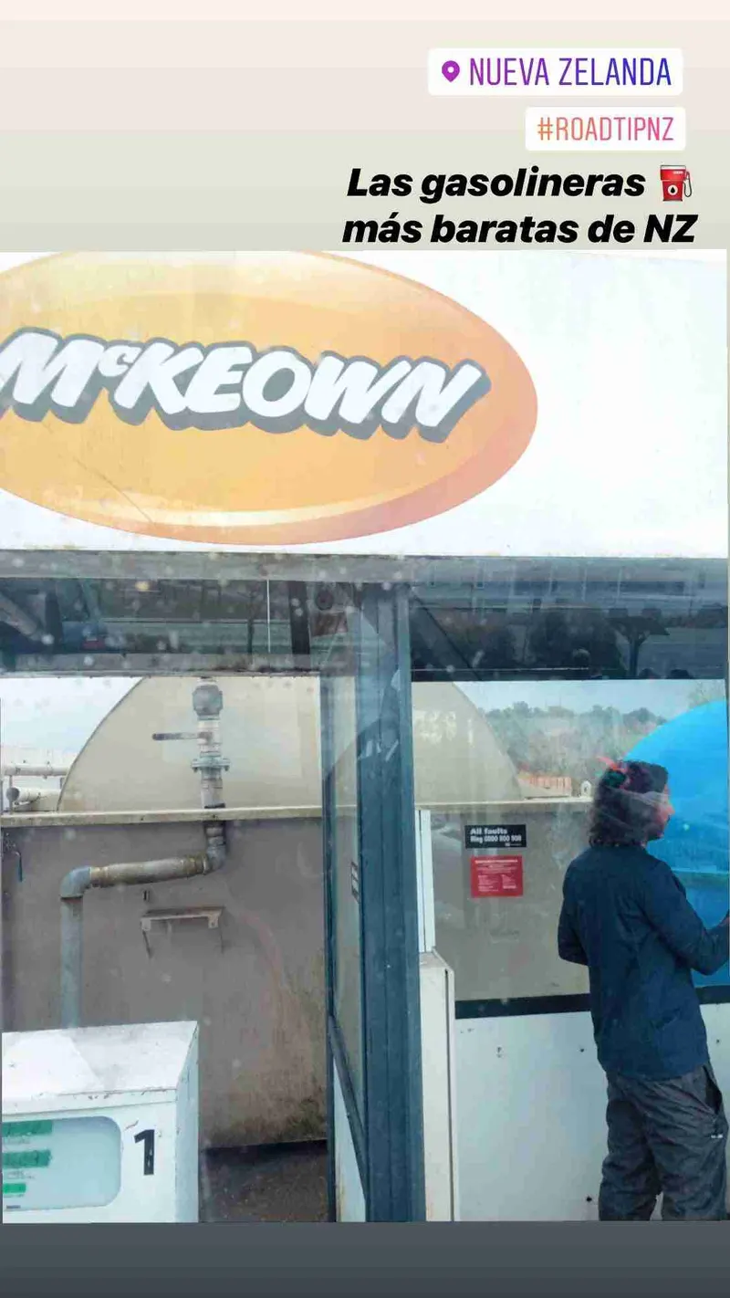 Escaparate de un supermercado neozelandés visto desde la calle