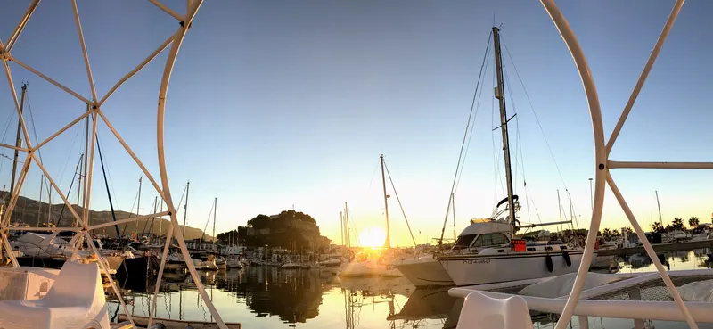 Puerto atardecer