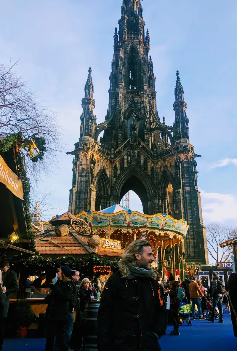 Mercado navideño de Edimburgo