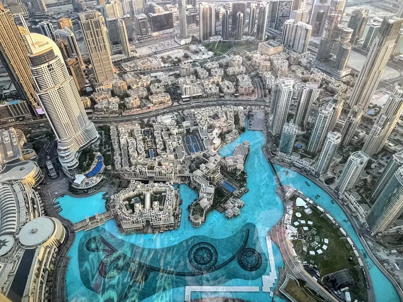 Espectaculares vistas desde lo alto del Burj Khalifa, en Dubai