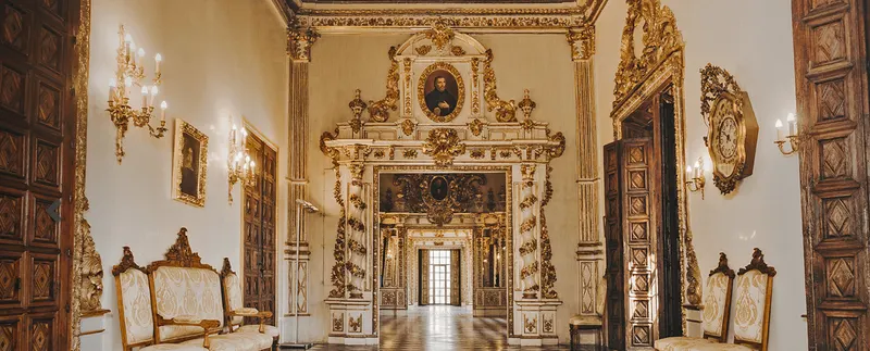 interior del palacio ducal de Gandia