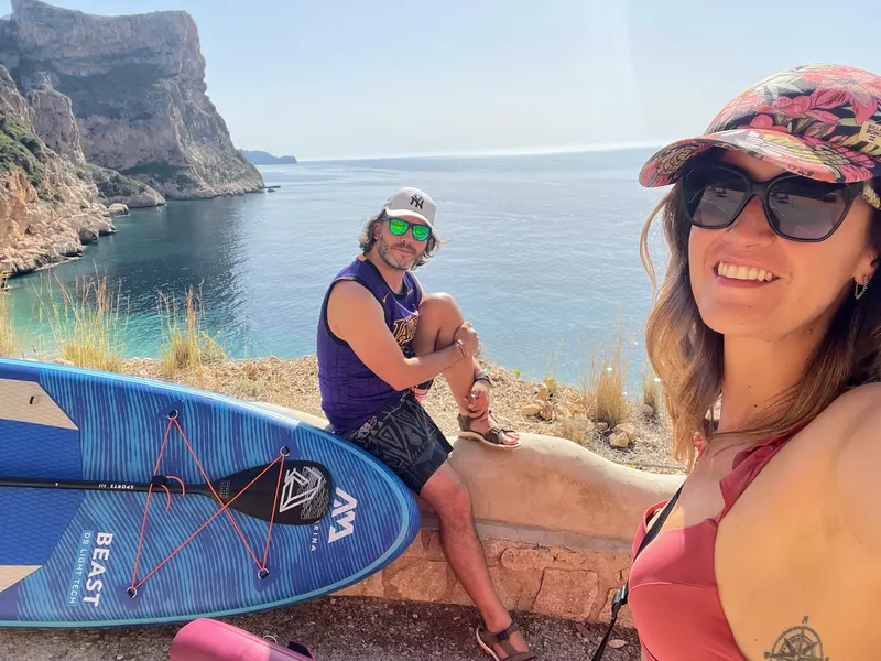 Cala Moraig paddle surf Comunidad Valenciana