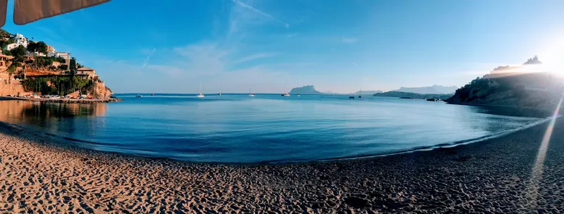 Cala El Portet al atardecer, MOraira