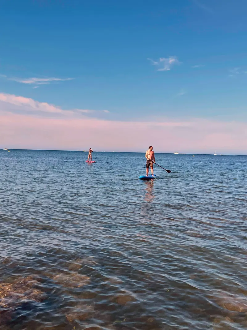 paddle surf en el mediterraneo