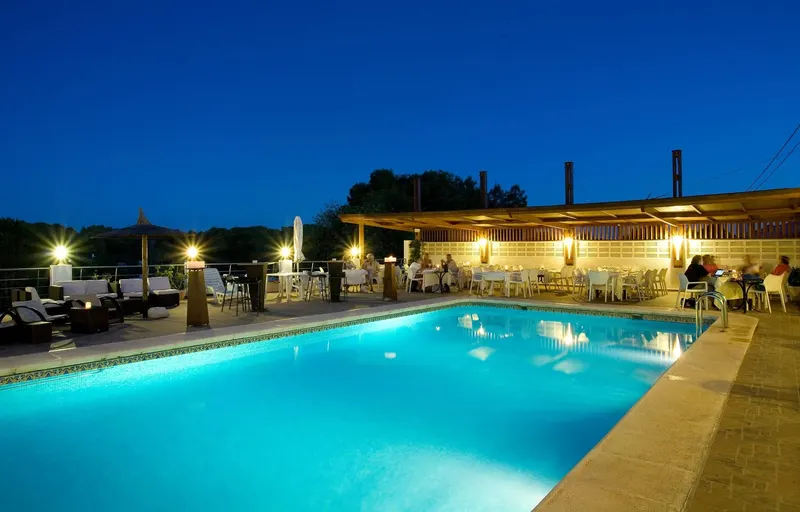 Piscina del restaurante Amanecer, en Jávea