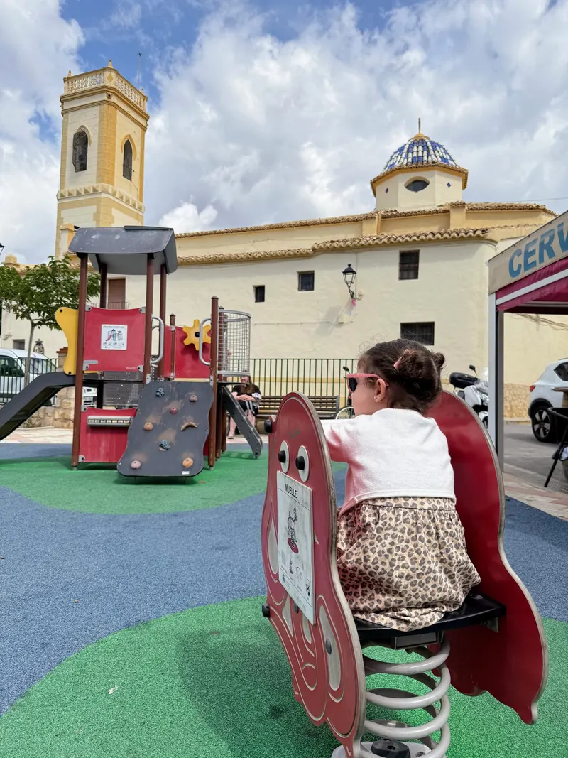 Detalle del parque infantil de la ermita de la Vilajoyosa
