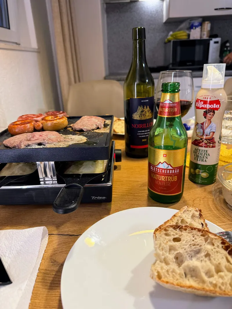 cenas de raclette en Suiza, Zermatt