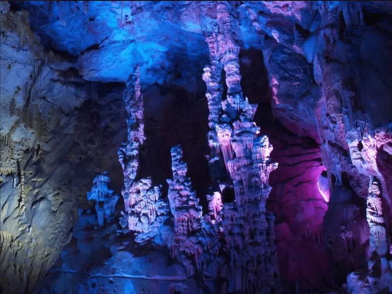 detalle de las cuevas de Canelobre, Busot
