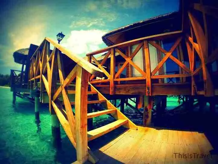 Water Bungalow en maldivas