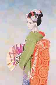 Angela vestida de maiko en Kyoto