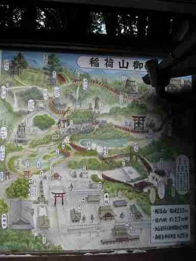 mapa de Fushimi Inari