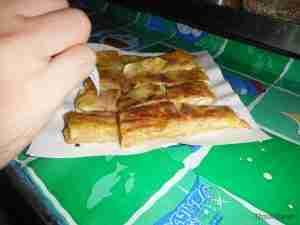 rotee de leche condensada y plátano