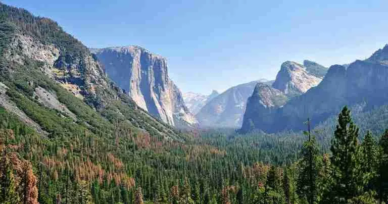 vistas desde Tunnel View del Yosemite N.P