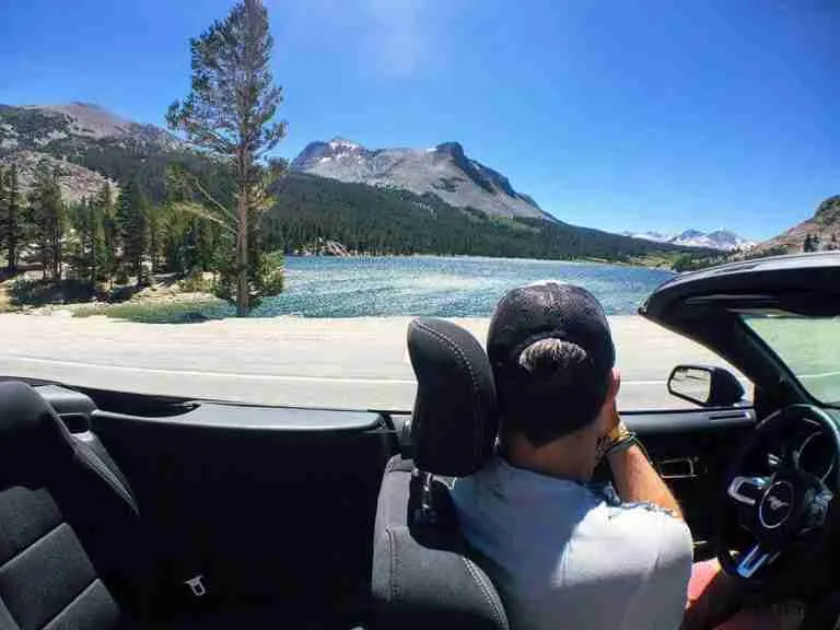 Tioga Pass en coche