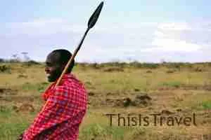 nuestro guia masai Williams