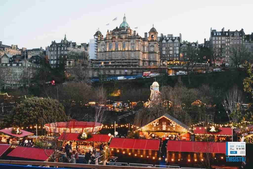 hermoso mercado navidad edimburgo