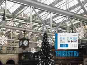 estacion tren arquitectura navidad