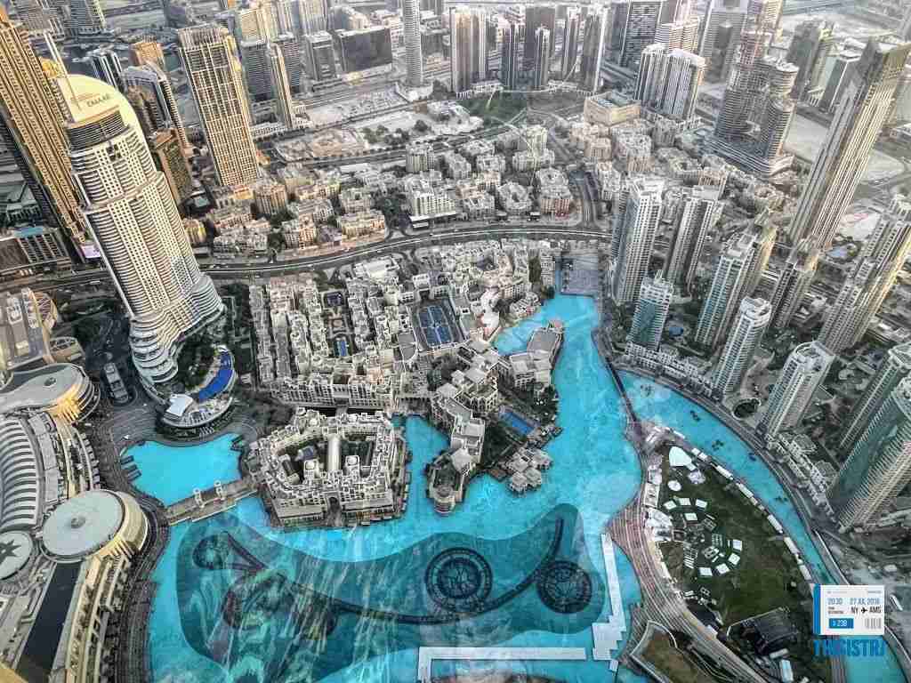 Espectaculares vistas desde lo alto del Burj Khalifa, en Dubai
