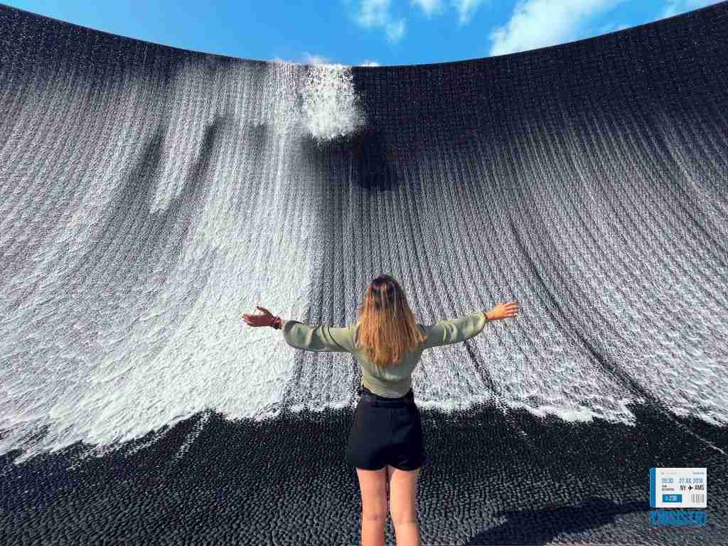 impresionante fuente de la EXPO de Dubai