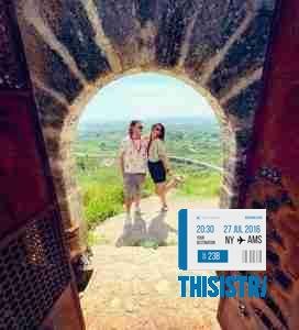 puertas del castillo de Bairen, Gandia, con las vistas a la comarca de la Safor