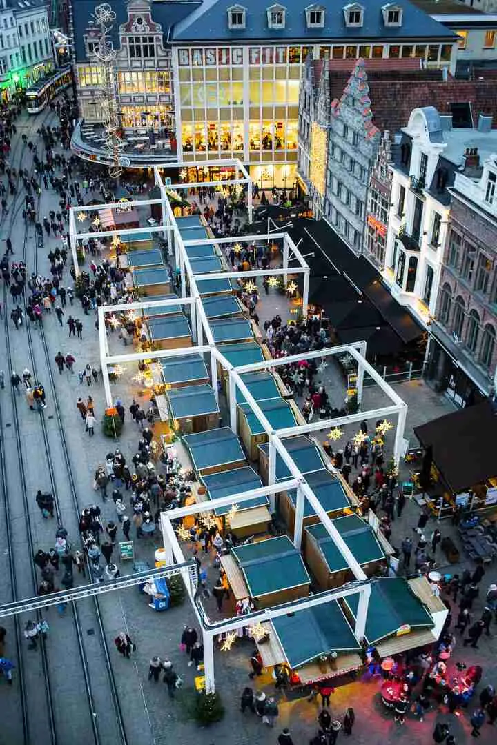 Christmas Market Gent, cortesia de visitgent, Bruselas