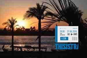 atardecer en el rio Nilo, Egipto