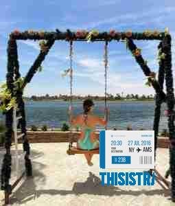 Columpio con vistas en el rio Nilo, Egipto