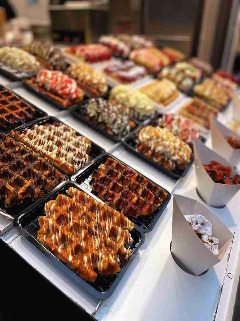 Deliciosos gofres belgas, de todos los sabores, Belgica