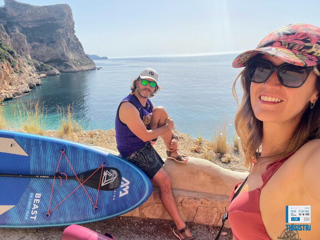 Cala Moraig paddle surf Comunidad Valenciana