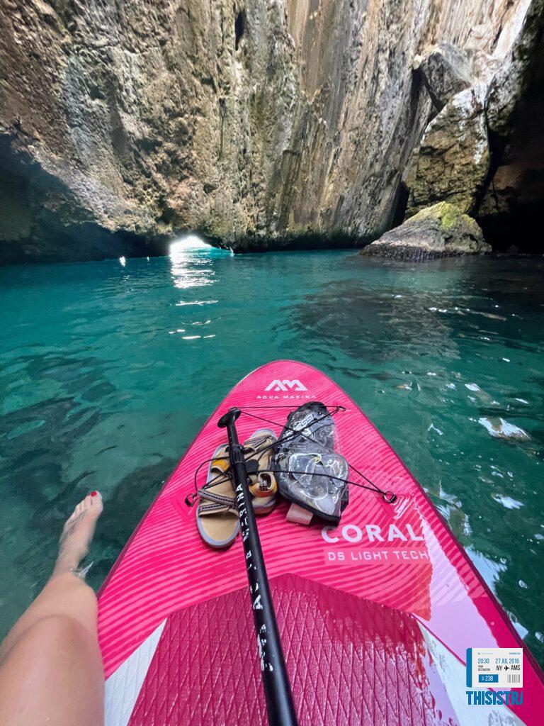 Cueva de los Peces, Benitatxell Paddle surf