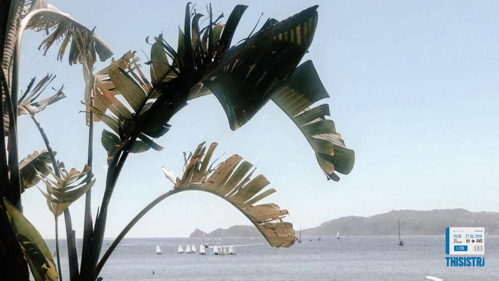 detalle de la bahia de Jávea desde su puerto Nautico, Alicante
