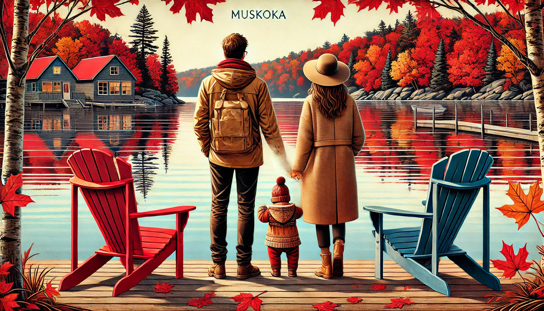 IA de famiila en Muskoka, Canada
