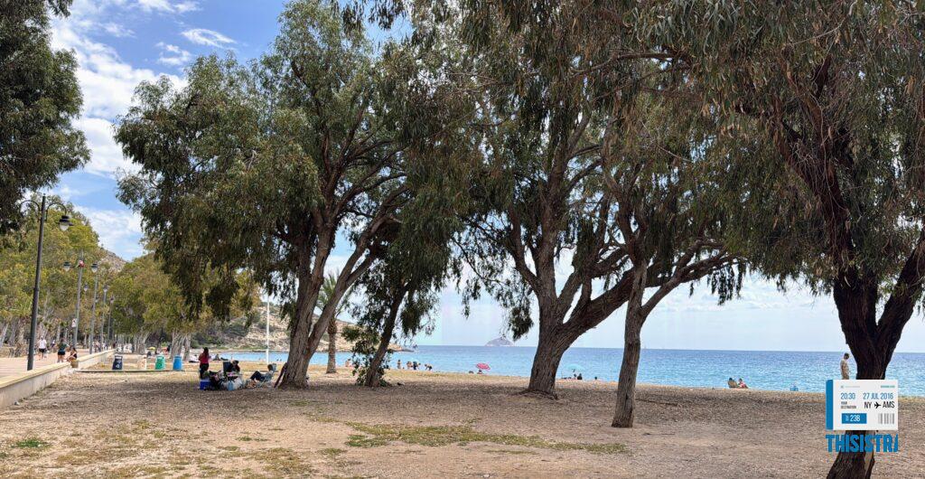 Detalle de la playa de Torres, en la Vilajoyosa