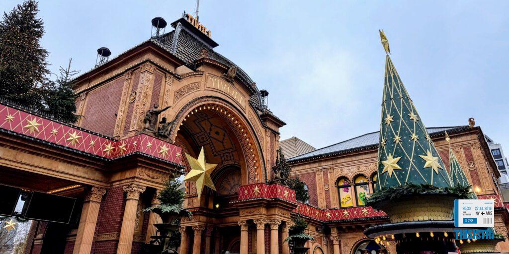 detalle fachada Tivoli en navidad