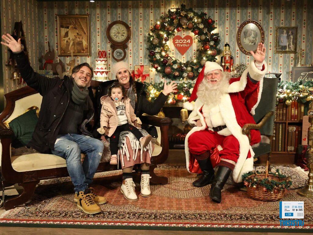 Detalle en la cabaña de Papa Noel en Tivoli, Copenhague