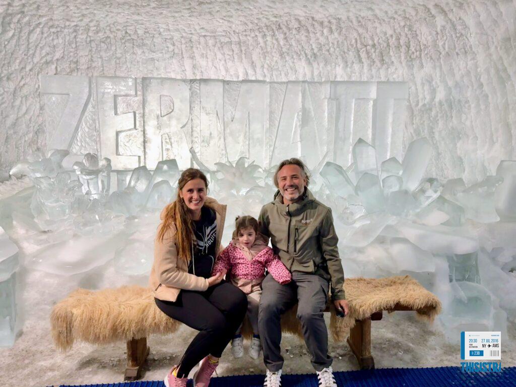 interior del Glaciar del Mattherhorn