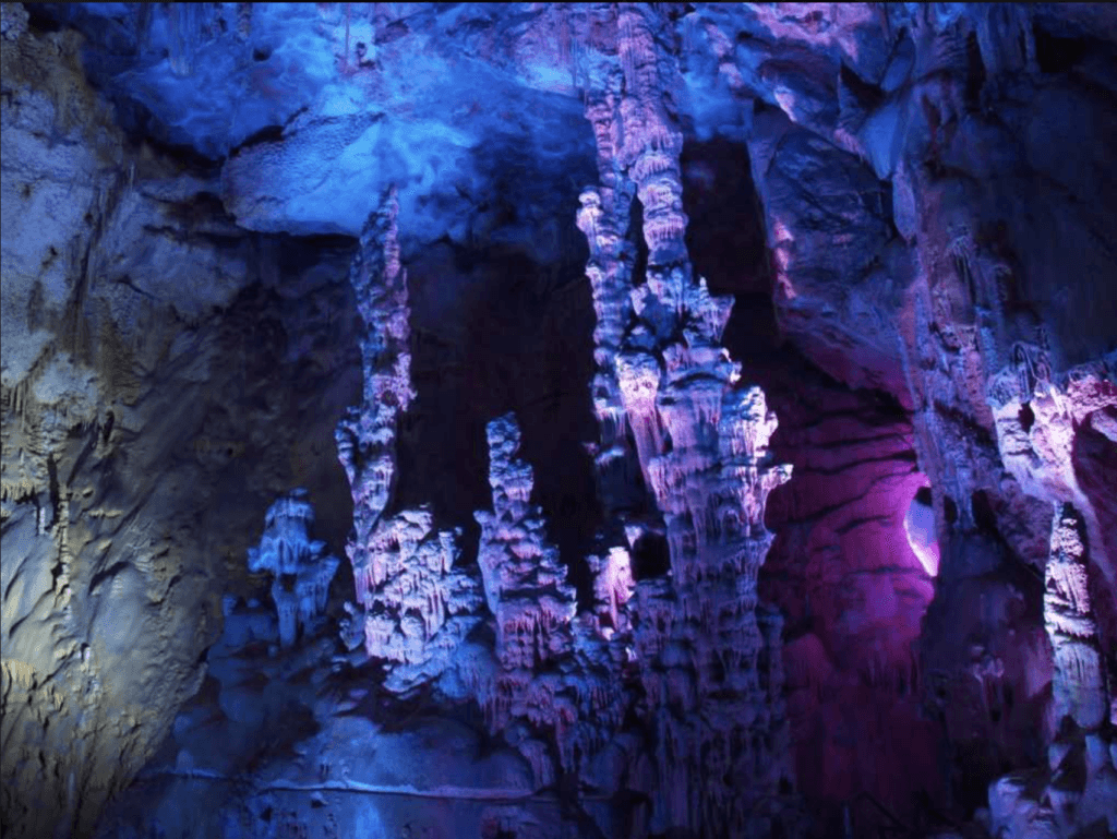 detalle de las cuevas de Canelobre, Busot