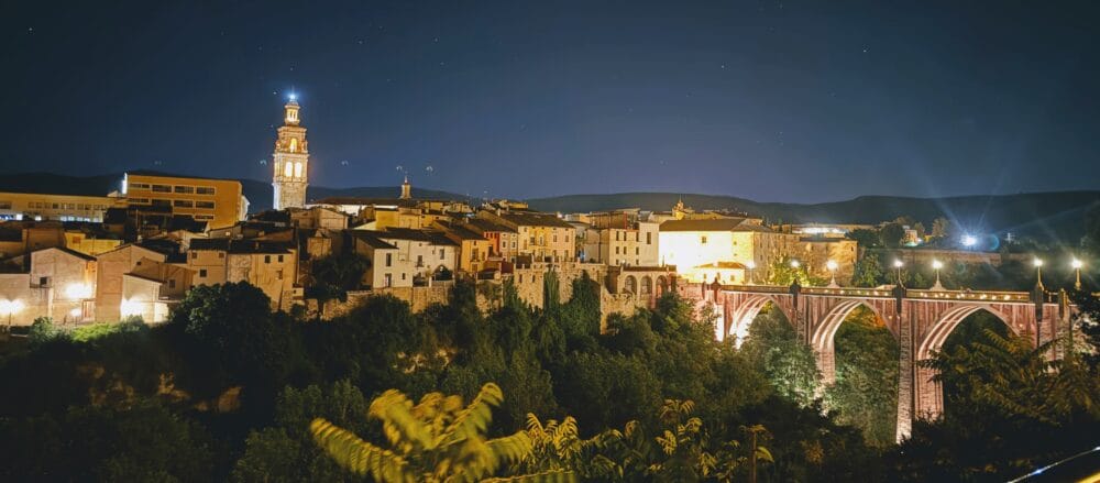 detalle de la panorámica de La Vila de Ontinyent