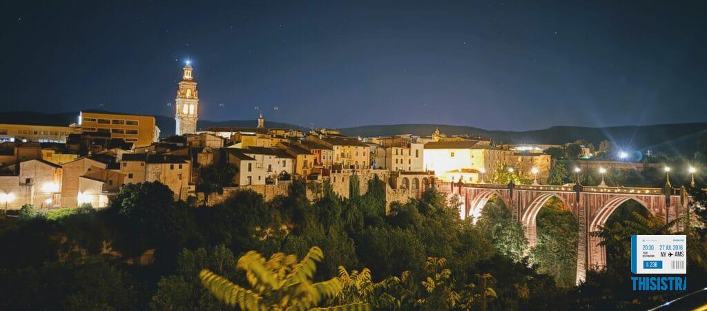 detalle de la panorámica de La Vila de Ontinyent