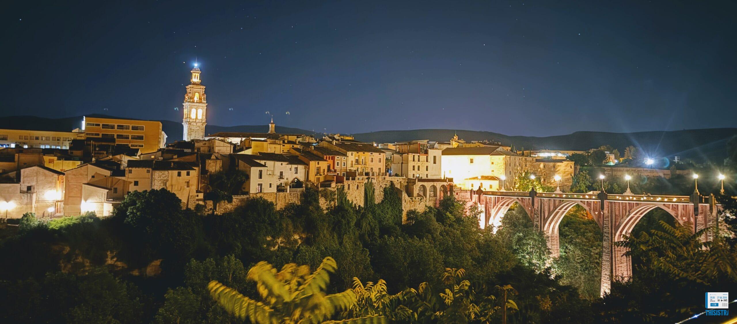 detalle de la panorámica de La Vila de Ontinyent
